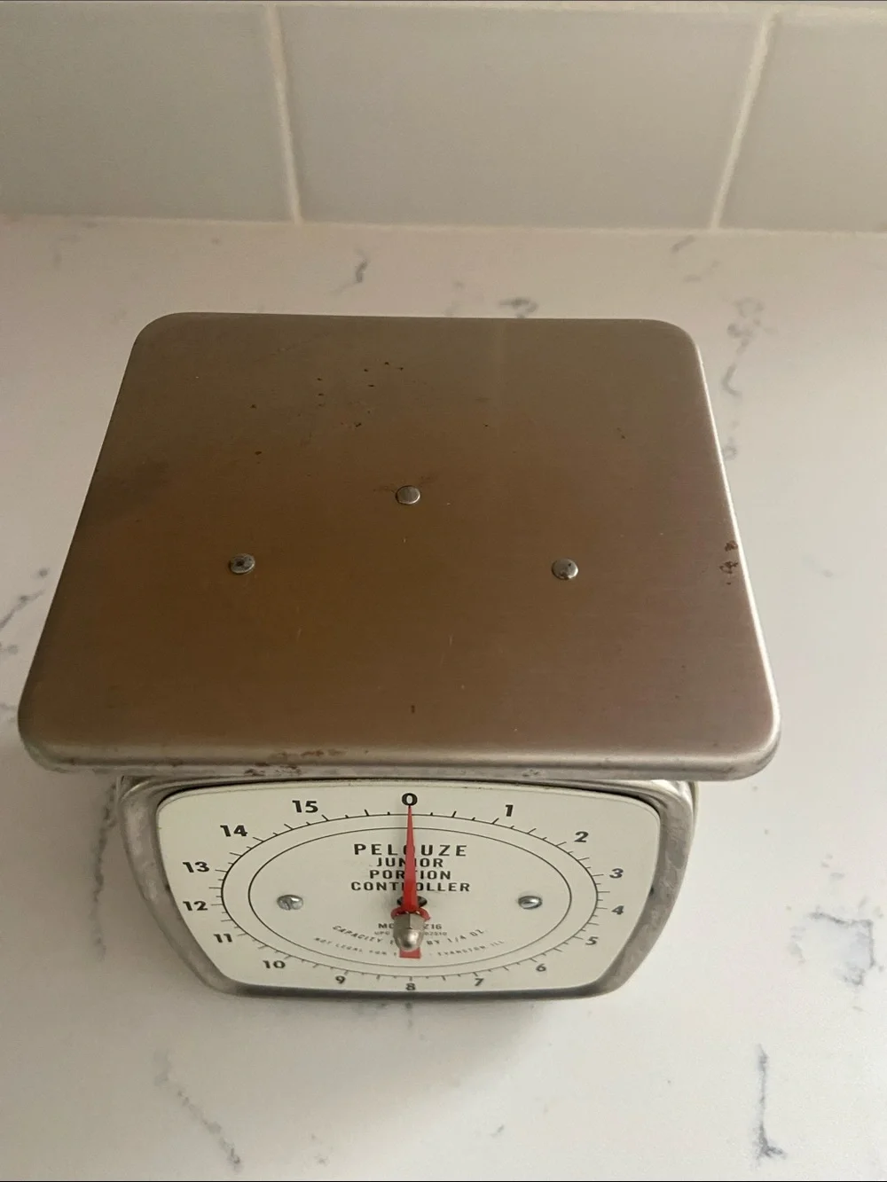 Vintage Pelouze Junior Portion Controller Scale Model Z16 1 lb